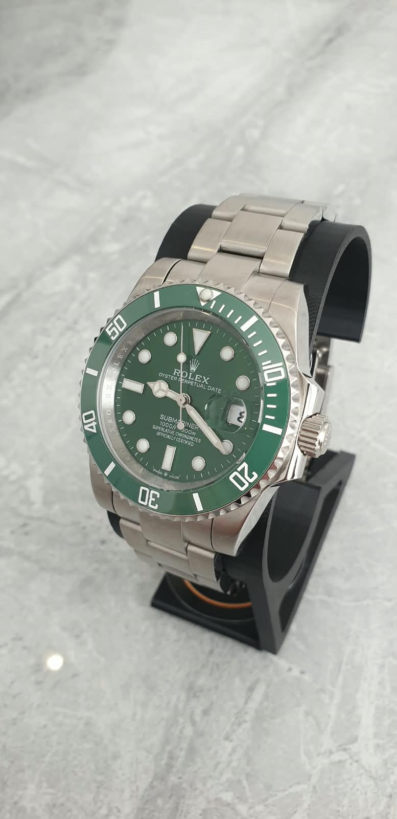 Rolex Submariner, Automatic, Green Dial, Ceramic Bezel, Steel Case (41mm)