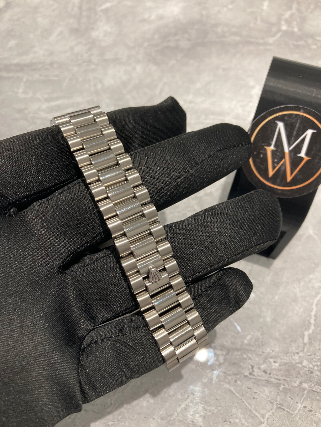 Rolex Day-Date, Automatic, Silver Dial, Fluted Bezel, Steel Case (40mm)