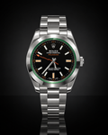Rolex Milgauss, Automatic, Black Dial, Smooth Bezel, Steel Case (41mm)