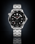 Omega Seamaster Diver 300M, Automatic, Black Dial, Black Bezel, Stainless Steel Bracelet (42mm)