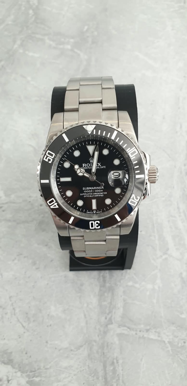 Rolex Submariner, Automatic, Black Dial, Ceramic Bezel, Steel Case (41mm)