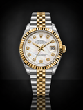 Rolex Datejust, Automatic, White Dial, Fluted Bezel, Steel Case (31mm)