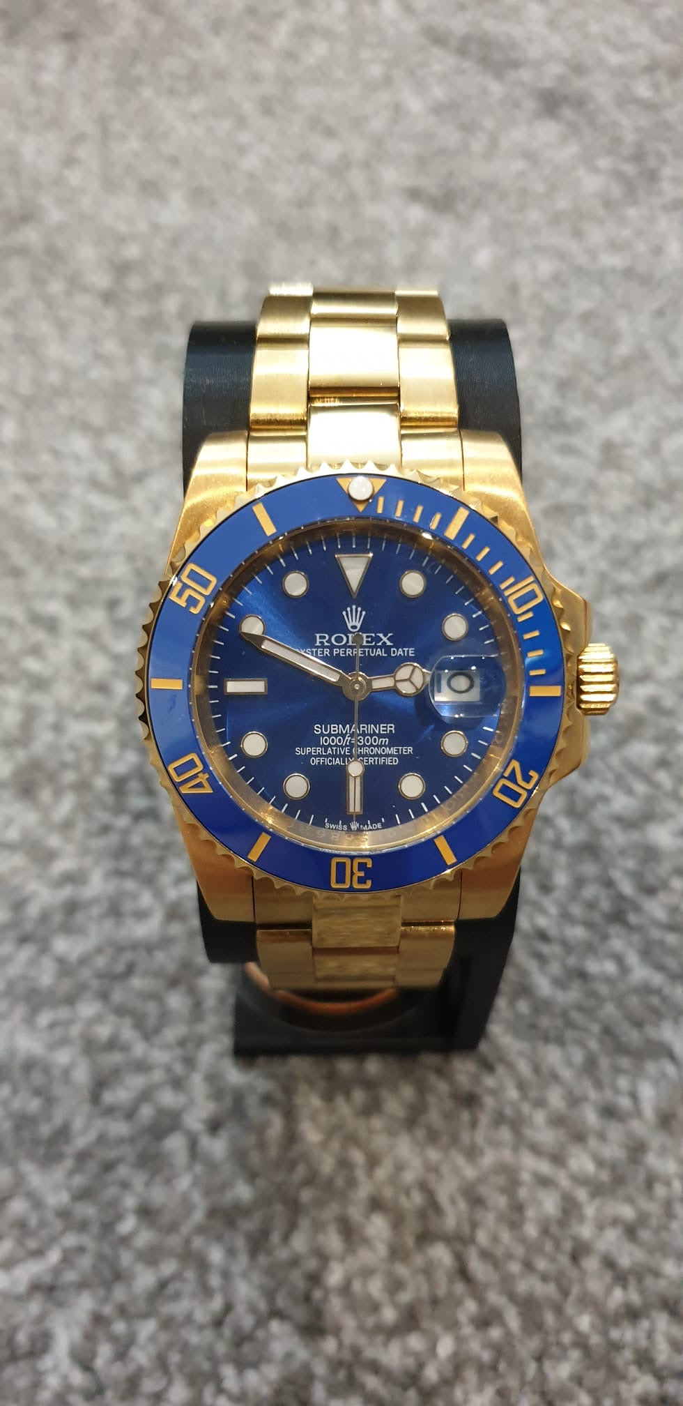 Rolex Submariner, Automatic, Blue Dial, Ceramic Bezel, Steel Case (41mm)