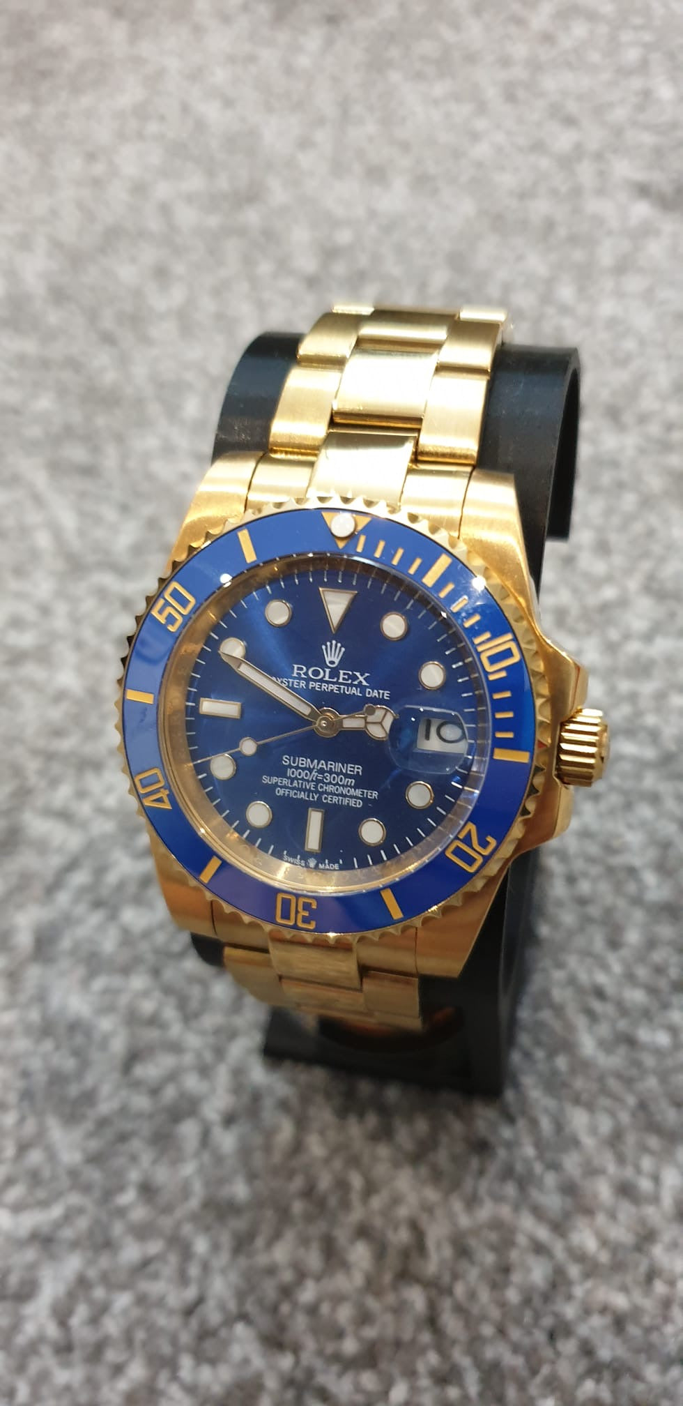 Rolex Submariner, Automatic, Blue Dial, Ceramic Bezel, Steel Case (41mm)