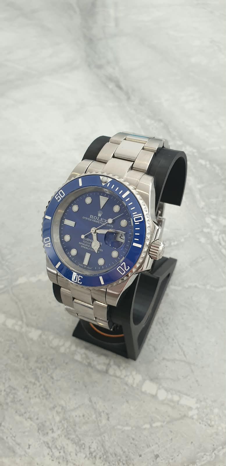Rolex Submariner, Automatic, Blue Dial, Ceramic Bezel, Steel Case (41mm)