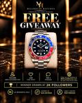 WIN a Brand New Rolex GMT-Master II (AAA) | Single Entry Only