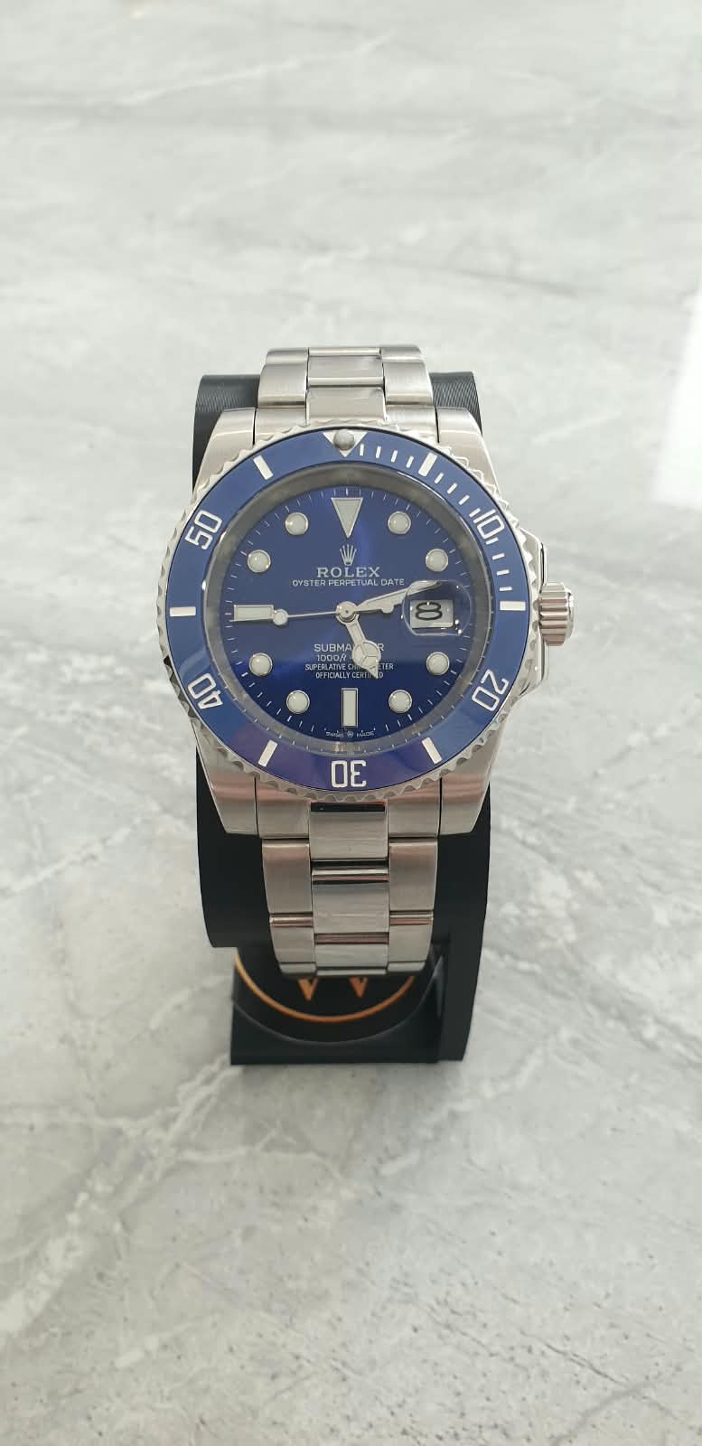Rolex Submariner, Automatic, Blue Dial, Ceramic Bezel, Steel Case (41mm)
