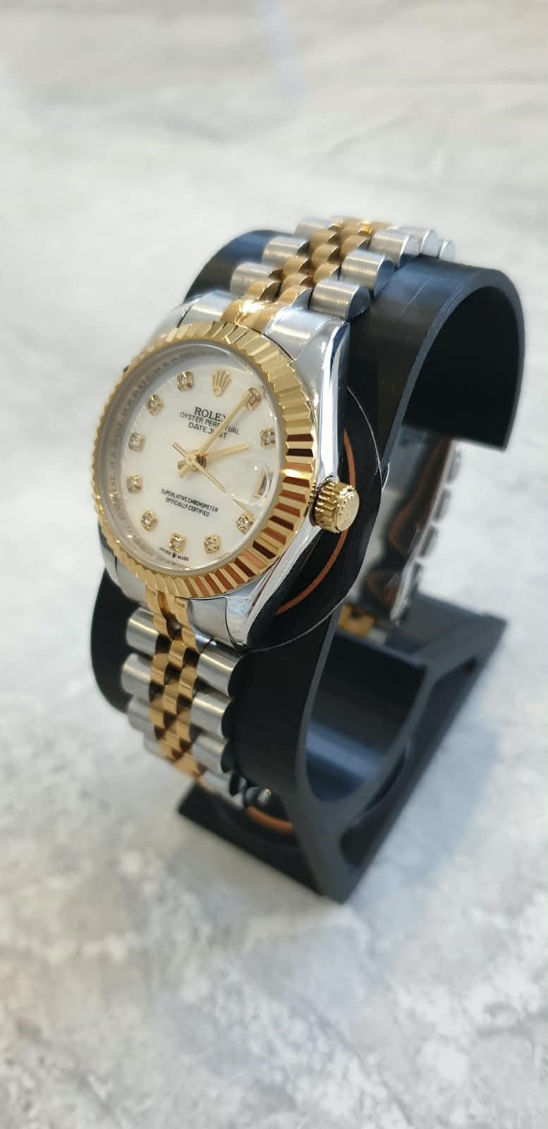 Rolex Datejust, Automatic, White Dial, Fluted Bezel, Steel Case (31mm)