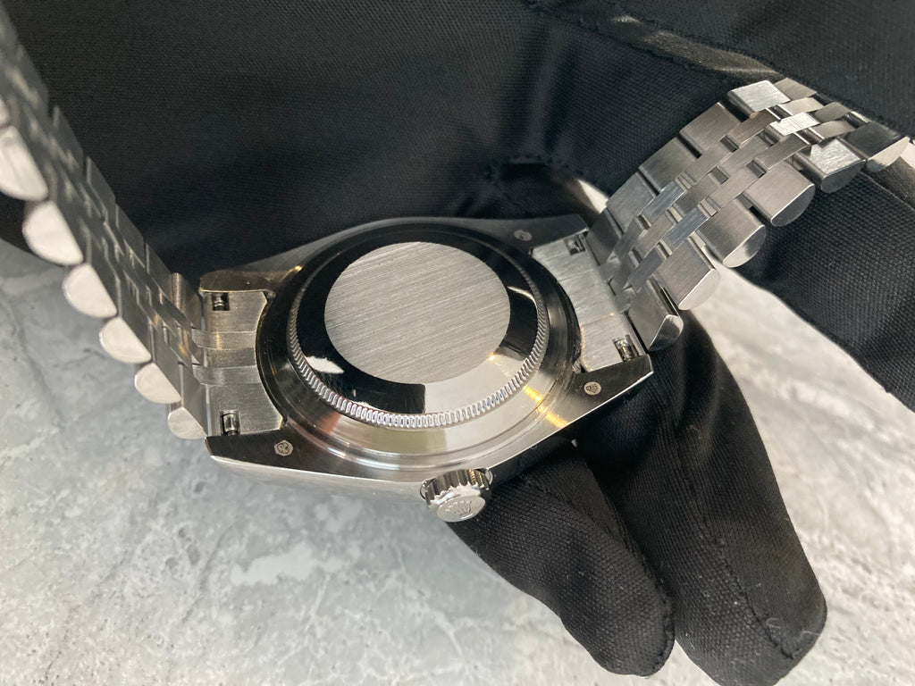 Rolex Datejust, Automatic, Grey Dial, Fluted Bezel, Steel Case (41mm)