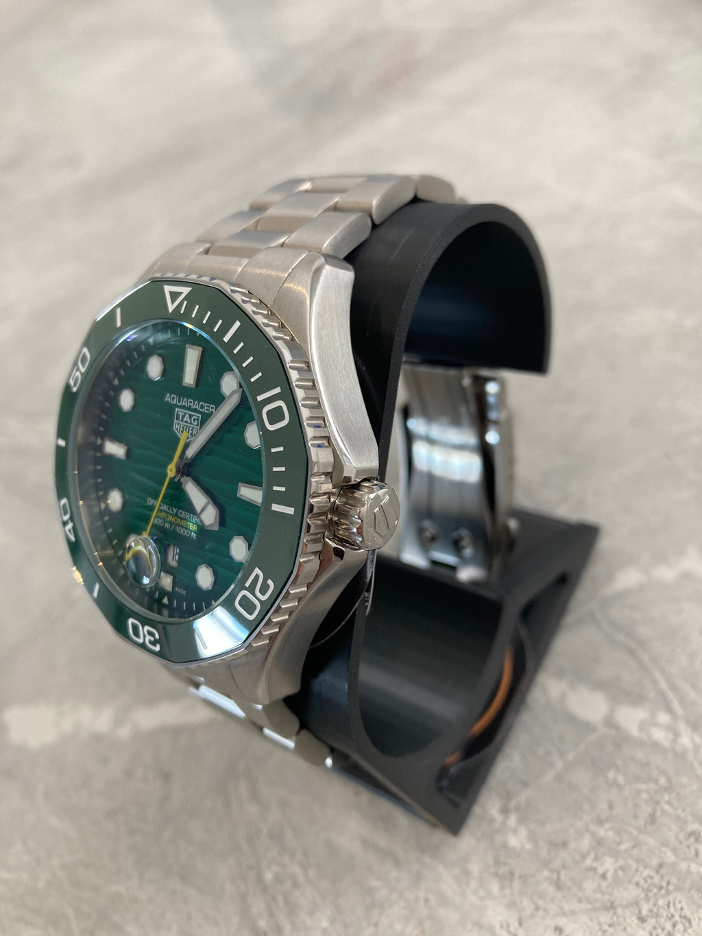 TAG Heuer Aquaracer, Automatic, Green Dial, Green Bezel, Steel Case (43mm)