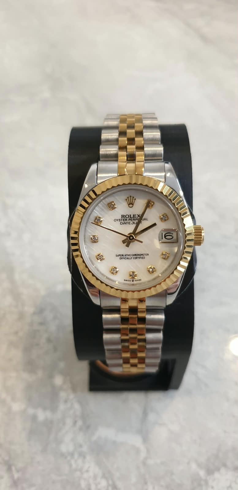 Rolex Datejust, Automatic, White Dial, Fluted Bezel, Steel Case (31mm)
