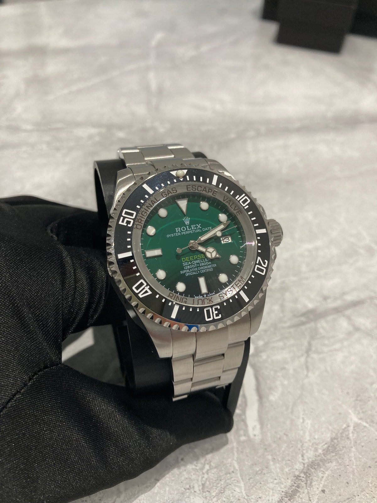 Rolex Deepsea Sea-Dweller, Automatic, Green Dial, Ceramic Bezel, Steel Case (44mm)