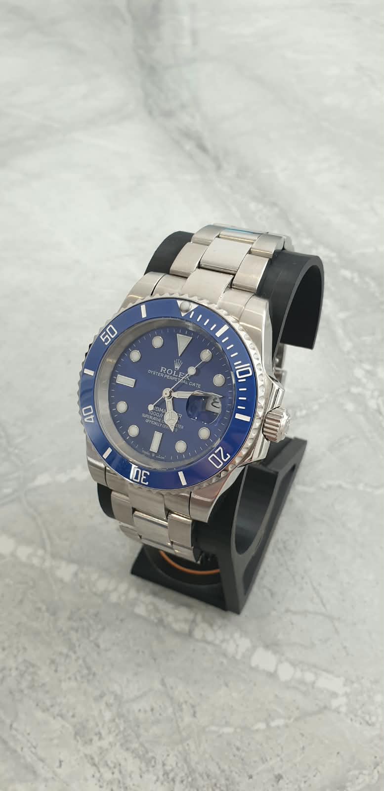 Rolex Submariner, Automatic, Blue Dial, Ceramic Bezel, Steel Case (41mm)