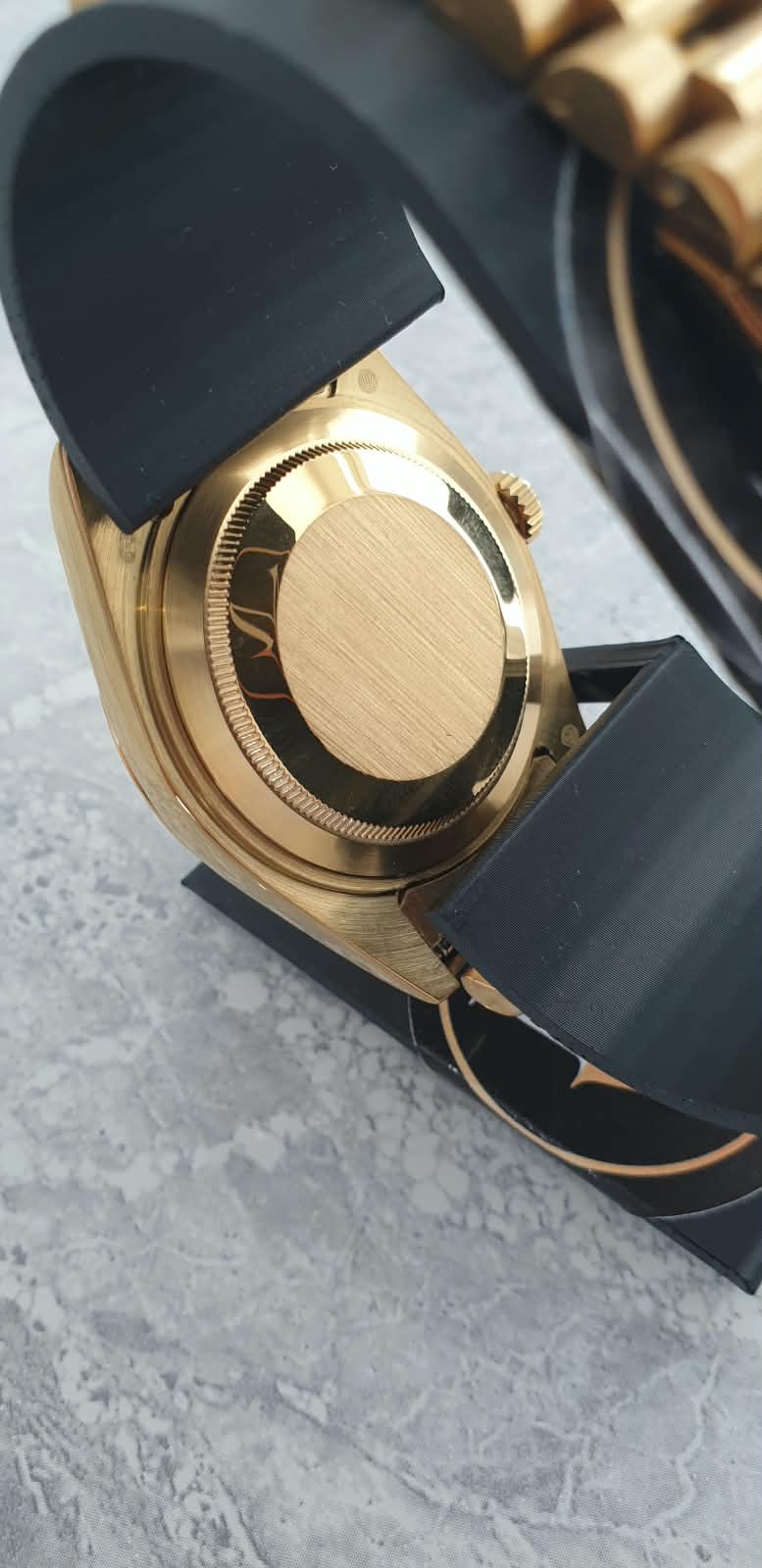 Rolex Day-Date, Automatic, Green Dial, Fluted Bezel, Steel Case (41mm)