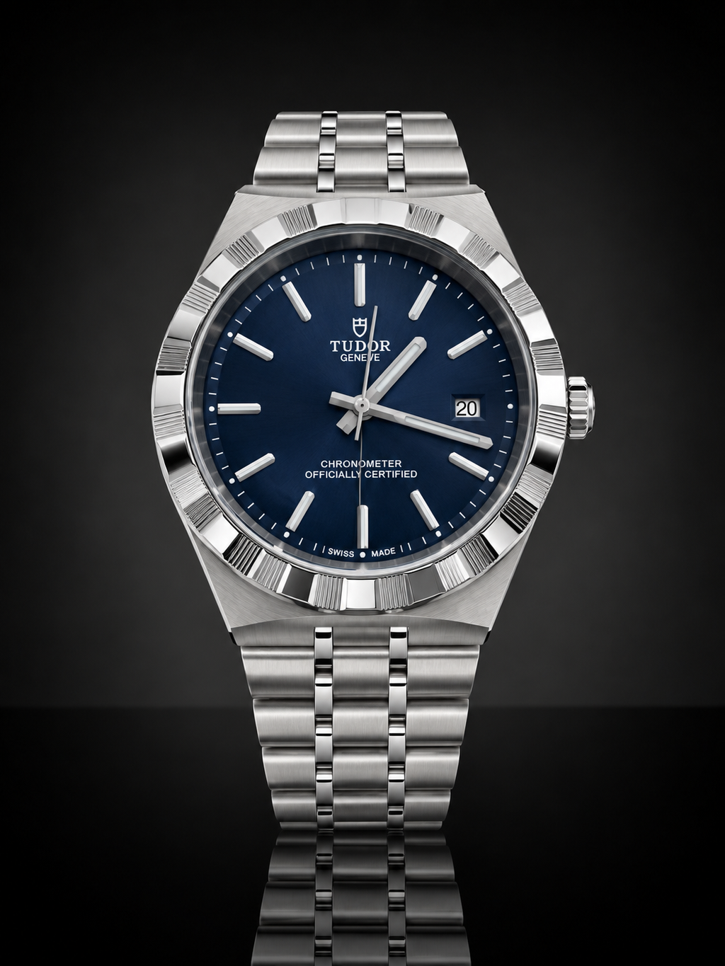 Tudor Royal, Automatic, Blue Dial, Notched Bezel, Steel Case (40mm)