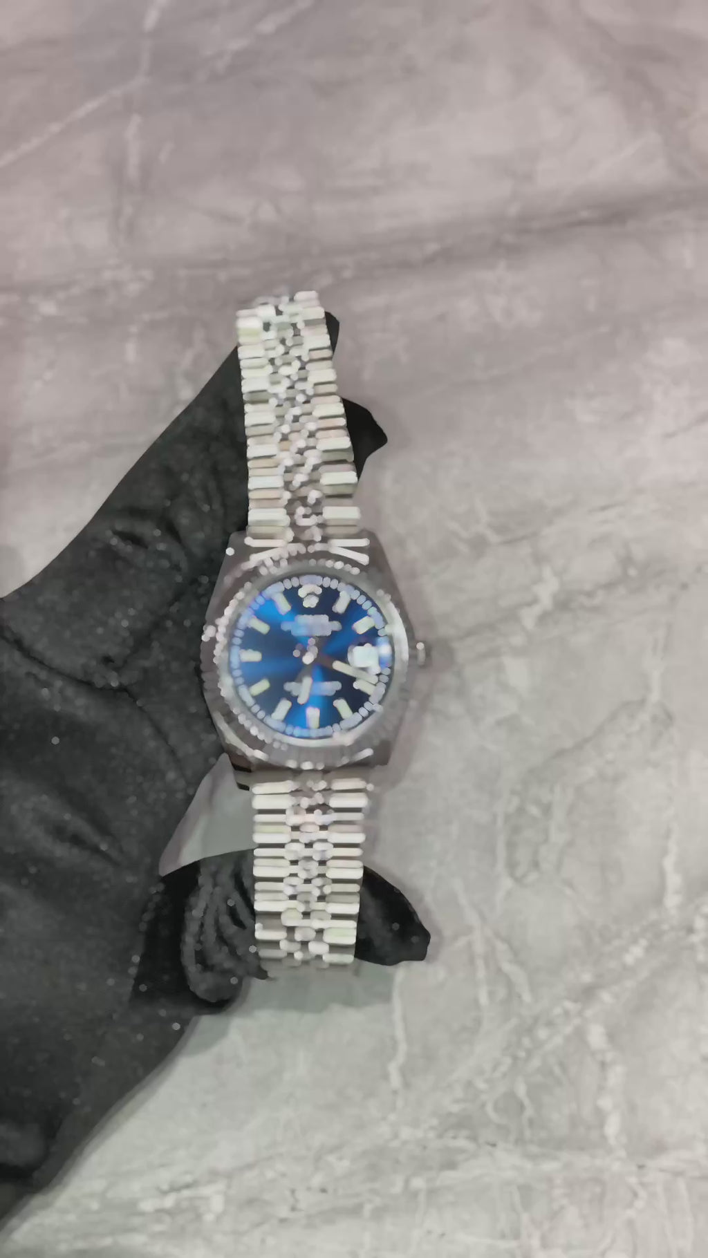 Rolex Datejust, Automatic, Blue Dial, Fluted Bezel, Steel Case (41mm)